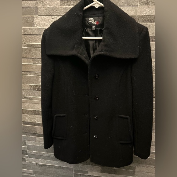 sm2 Jackets & Blazers - Women’s Black Wool Coat